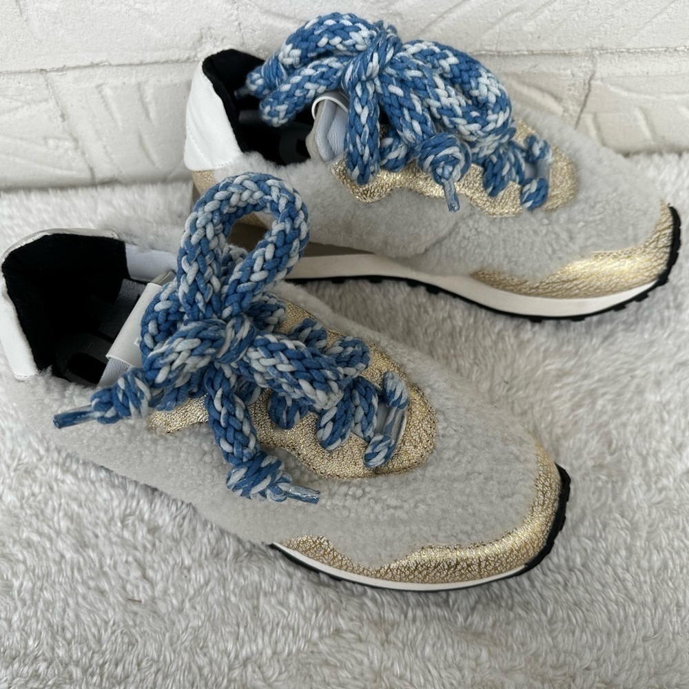 New P448 Shearling Sneakers Size 38